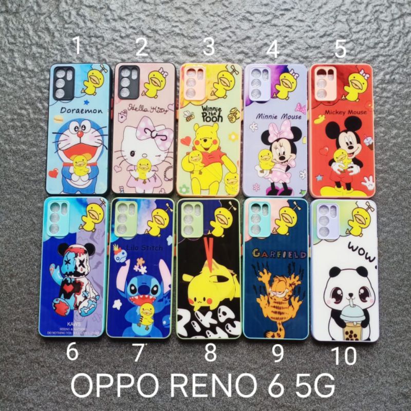 เคสนิ่ม Oppo Reno 6 5G Motif Image Girl Softcase Silicone Softshell silicon