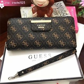 GUESS FACTORY WOMENS LONG WALLET 2018 ของแท้ ราคาถูก