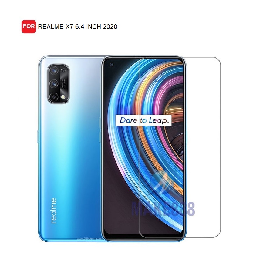 กระจกนิรภัย REALME X7 | X7 โปร | X7 MAX 5G Screen Guard กระจกใสกันรอย + ฟรีกระดาษแข็ง & บับเบิ้ล