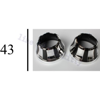 Shroud ฝาครอบเลนส์ โปรเจคเตอร์ 3.0” #32#28#43 ทนความร้อน HID Xenon Car Headlight Cover High Temperature Resistant