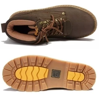 Caterpillar รองเท้าบูท แบบหนังนิ่ม สำหรับผู้ชาย