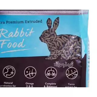 BIS Nutri balance Ultra Premium Rabbit Food อาหารกระต่าย เกรดอัลตร้าพรีเมี่ยม มีไฟเบอร์ และ พรีไบโอติกส์ช่วยย่อย (2kg)