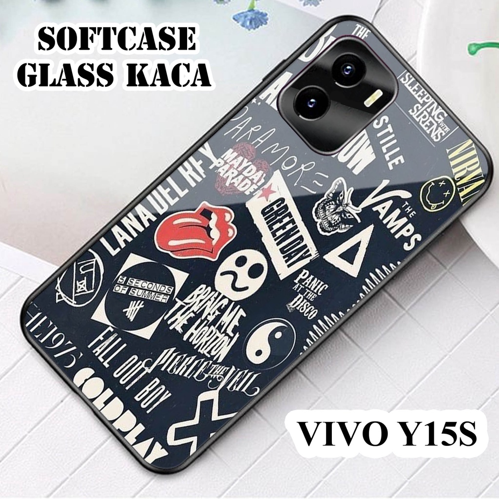 Softcase Glass VIVO Y15 S Glass Glass - VIVO Y15 S[ S06] เคส HP