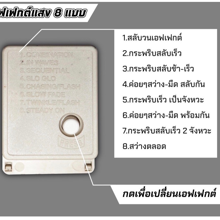 ไฟ led ไฟกระพริบ 100ดวง ไฟตกแต่งห้อง ไฟประดับห้อง ไฟแต่งห้อง ไฟเส้น led ไฟแต่งสวน ไฟตกแต่งห้องนอน ไฟหิ่งห้อย ไฟปีใหม่ - รูปที่ 6
