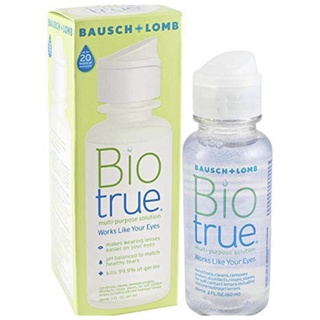 น้ำยาล้างคอนแทคเลนส์Biotrue MPS300+60ml.