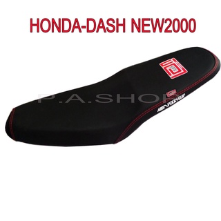 A เบาะแต่ง เบาะปาด เบาะรถมอเตอร์ไซด์สำหรับ HONDA-DASH NEW หนังด้าน ด้ายแดง งานเทพ งานเอก