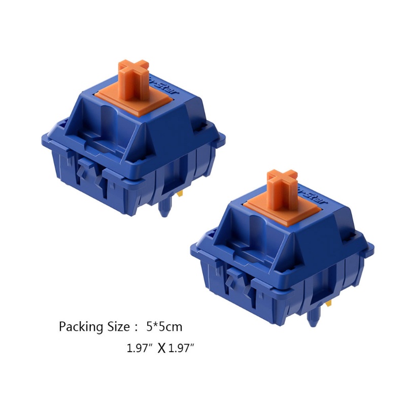 Zzz Sp-Star Meteor Aixs สวิตช์คีย์บอร์ดเชิงเส้น 5Pin 57 กรัม 2 ชิ้น
#5