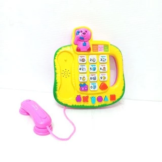 โทรศัพท์ ของเด็กเล่น TELEPHONE ELEPHANT ออแกน เปียโน คีย์บอร์ด ใส่ถ่าน มีเสียง เพลง ช้าง