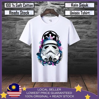 เสื้อยืดผ้าฝ้าย 100% พิมพ์ลายทหาร STAR WARS grunts Viral Lelaki สําหรับผู้ชาย