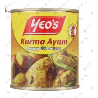 Yeos แกงกระป๋อง CHICKEN KURMA 280G