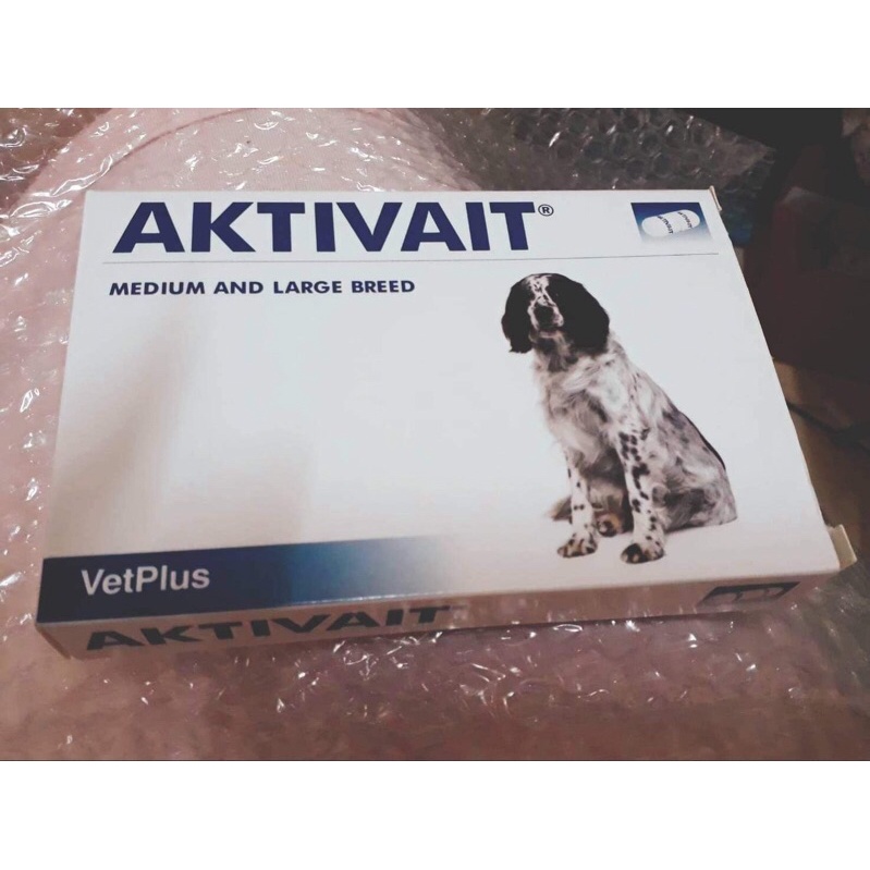 aktivait medium and large breed วิตามินบำรุงสมองและระบบประสาท สุนัขพันธุ์กลางและใหญ่