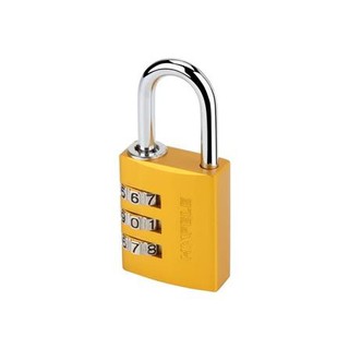 กุญแจรหัส ABUS 482.01.861 30 MM YELLOW แข็งแรง ทนทานต่อการงัดแงะ