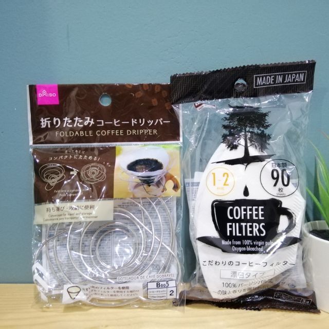 Daiso Foldable Coffee Dripper + กระดาษกรอง Shopee Thailand