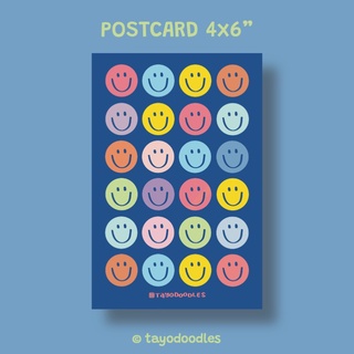 โปสการ์ดหน้ายิ้ม Smiley Face Postcard