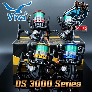 รอกสปินนิ่ง VIVA DISCOVERY DS3000 (BLACK/BLUE/RED/GOLD)