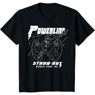 เสื้อยืดผ้าฝ้ายพรีเมี่ยม เสื้อยืด พิมพ์ลาย Disney Mickey And Friends Goofy Powerline World Tour