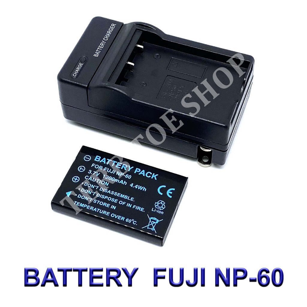 FNP-60 NP-60 FNP60 NP60 Battery and Charger For Fujifilm FinePix ...