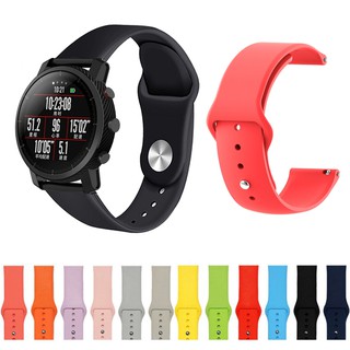 สายคล้องคอซิลิโคนอ่อนสำหรับ Huami Amazfit Stratos Pace 2 Sports Watch strap