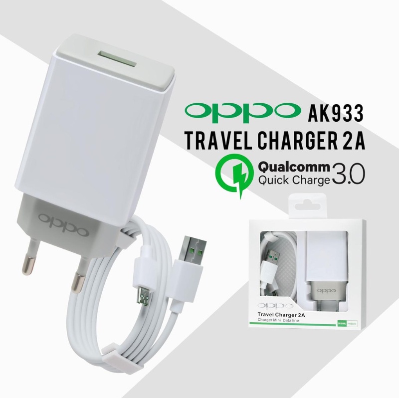 Cesan Casan Charger Hp OPPO Micro USB F1S F3 F5 F7 A37 A33 NEO 7 9 F1 2A AK933 คุณภาพเดิม 99%