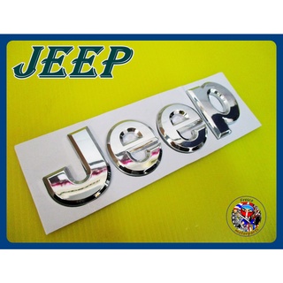 โลโก้ Jeep  ขนาด  14  x  4.5 cm