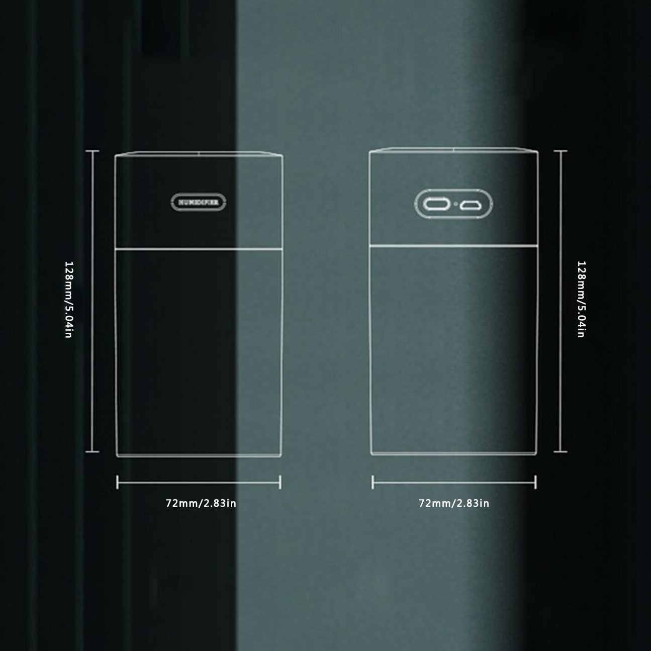 ^Tir Usb เครื่องทําความชื้นในครัวเรือนเครื่องทําความชื้น Diffuser ...
