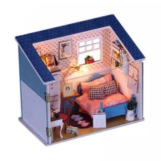 [พร้อมส่ง] บ้านตุ๊กตาdiy Bed room