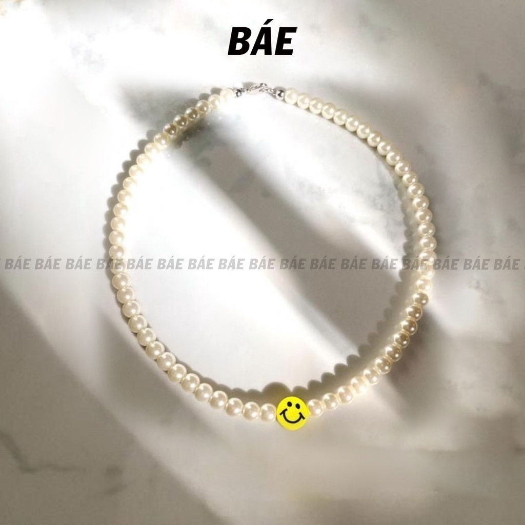 สร้อยคอจี้มีความสุข สร้อยคอฐาน 6 มม. Unisex BNP42