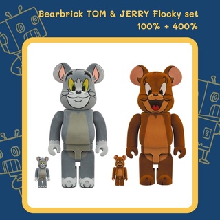 BE@RBRICK Tom and Jerry Flocky Set 100% &amp; 400%