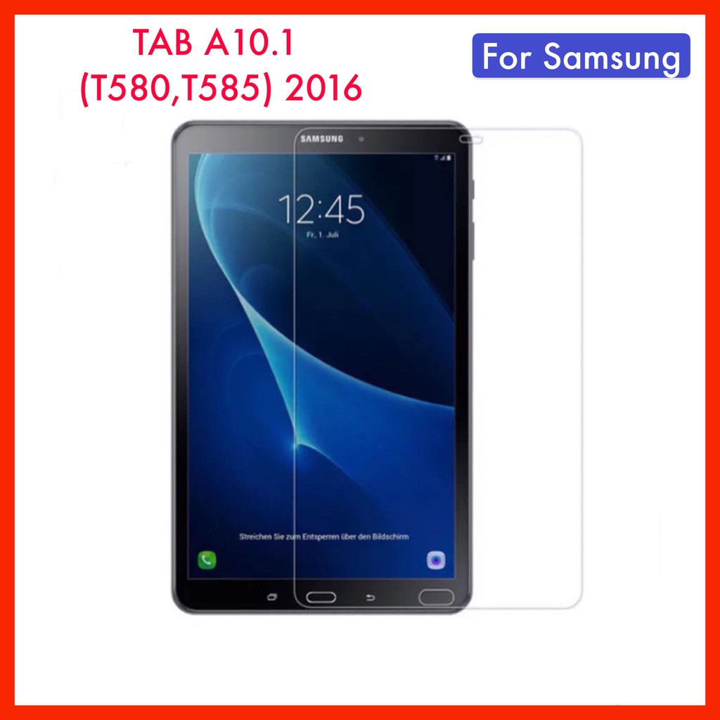ฟิล์มกระจกนิรภัย For Samsung Galaxy Tab A 10.1" T580 T585 (2016) Tempered Glass Protector  รุ่นใหม่