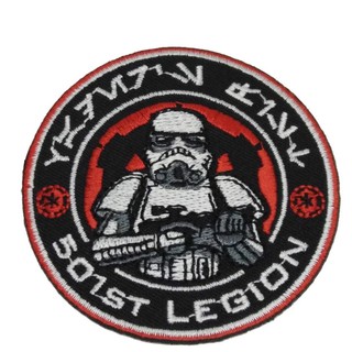 (รีด/เย็บได้) STAR WAR ป้ายติดเสื้อ logo Embroidered Sew Iron On Patches Badge