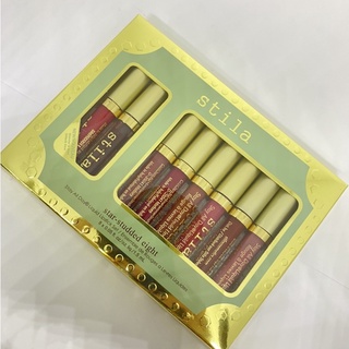 💄 Stila Stay All Day Sparkle All Night Set💄 💋 เซทลิปสติกเนื้อครีมแมท เกลี่ยง่าย ลิปสติก ลิปสติกยกเซต 1เซต8แท่ง พร้อมส่ง