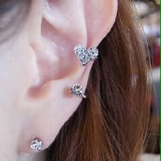 Cilp earring(หัวใจ)