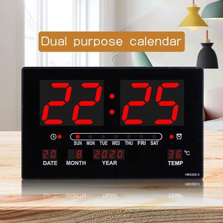 นาฬิกาดิจิตอล LED DIGITAL CLOCK รุ่นPAE-3223 (ตัวเลขสีแดง) นาฬิกาแขวนผนัง นาฬิกาปลุก ดิจิตอลนาฬิกา นาฬิกาแขวน นาฬิกาตั้ง