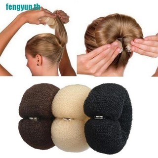 【fengyun】โฟมฟองน้ํา ทรงโดนัท สไตล์ฝรั่งเศส สําหรับจัดแต่งทรงผม