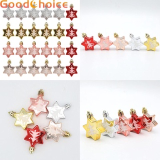 【Good】5*Glitter Star Pendant Christmas Tree Decoration Hanging Ornaments Eve NEW【Ready Stock】