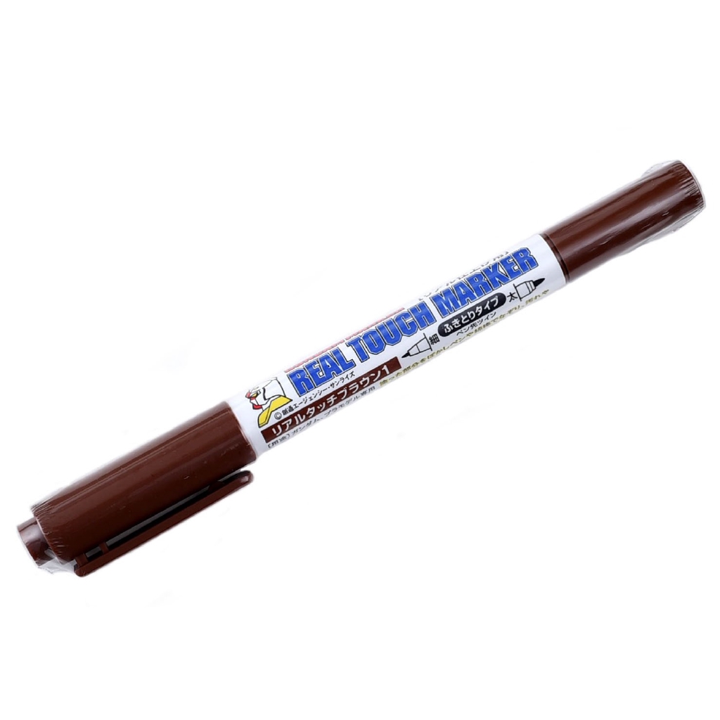 Gundam Marker - Twin Heads Real Touch GM407 (สีน้ําตาล)