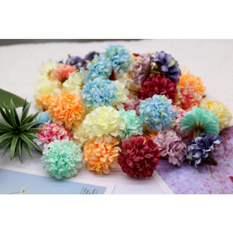 Hydrangea ช่อดอกไม้ปลอม สําหรับตกแต่งบ้าน ห้องนั่งเล่น รูปที่ 6