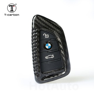 T Carbon เคสกุญแจคาร์บอนแท้ BMW X1 X3 X5 X6 X7 F15 F45 F48 F16 F46 M6 Z4 Gt G30 G31 G12 E34 E90 E60