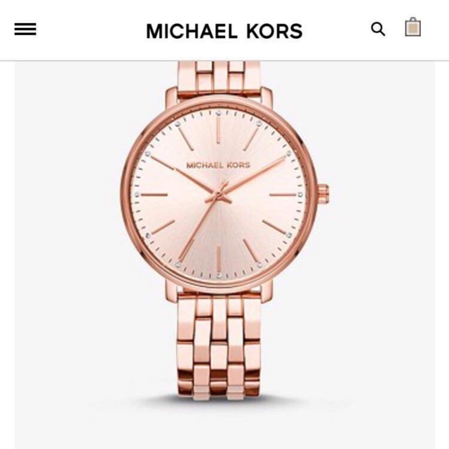 [New] MK watch rose gold