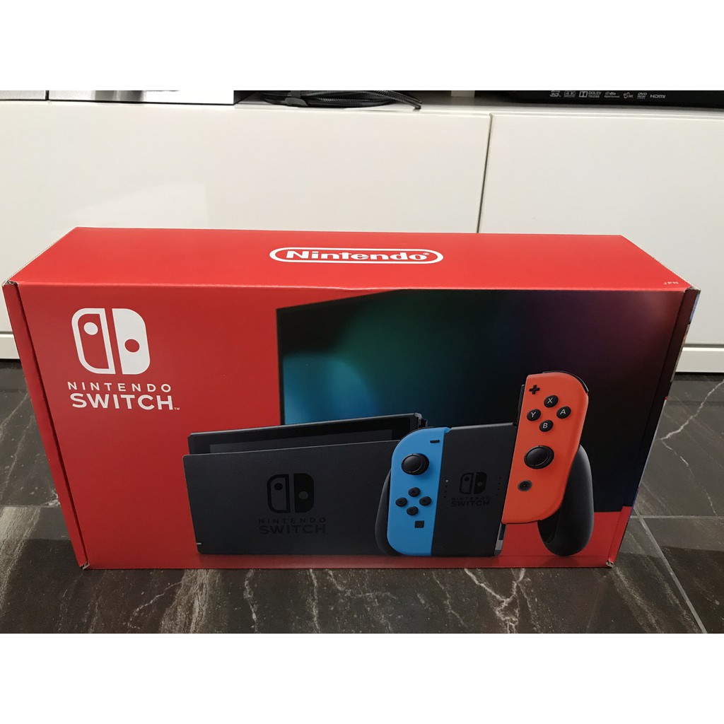 ขาย Nintendo Switch กล่องแดงสีนีออน มือสอง
