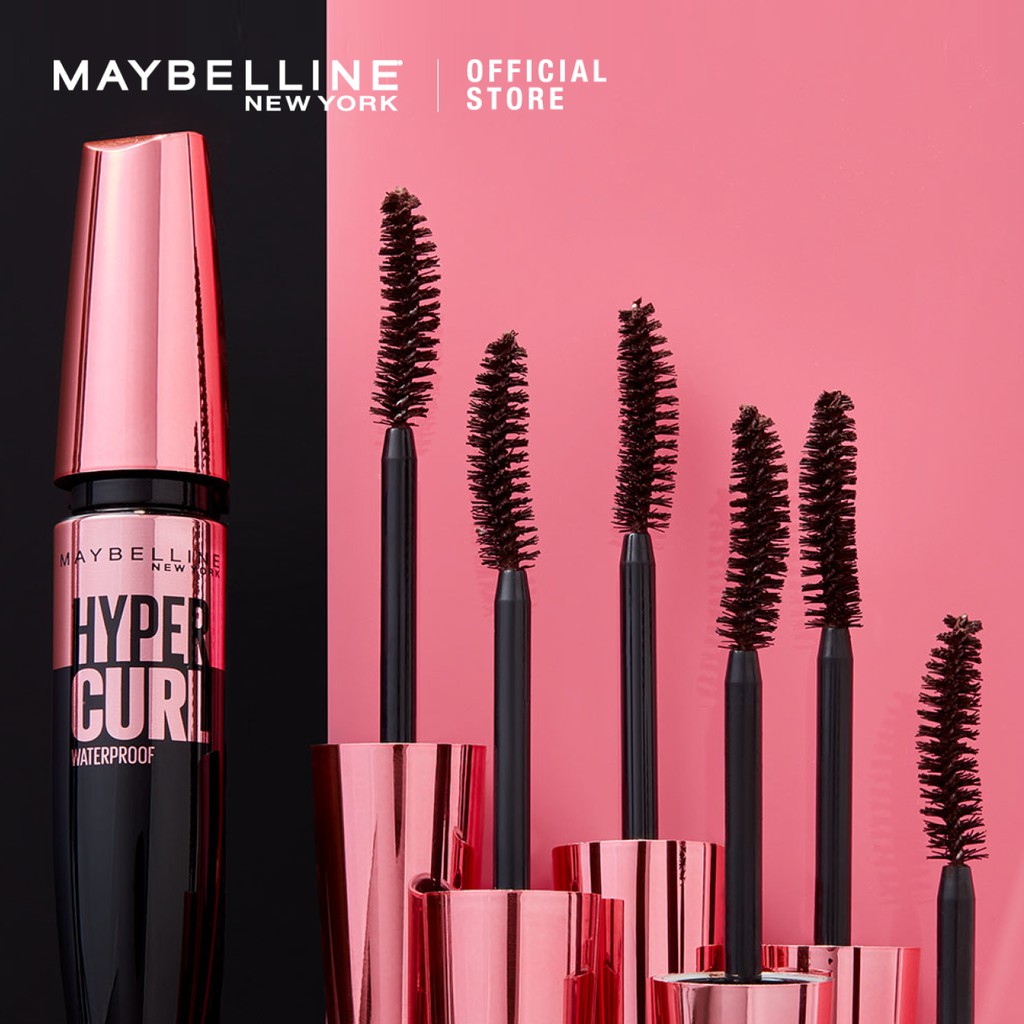 เมย์เบลลีน มาสคาร่ากันน้ำ เดอะ ไฮเปอร์เคิร์ล 9.2 มล._MAYBELLINE_HYPERCURL(เครื่องสำอาง, มาสคาร่า, มาสคาร่าอ้วนดำ) #7