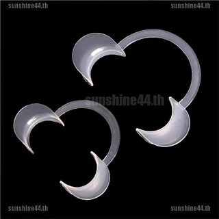 【sunshine44】ที่เปิดปาก พลาสติก รูปตัว C สําหรับเปิดปาก แก้ม 2 ชิ้น