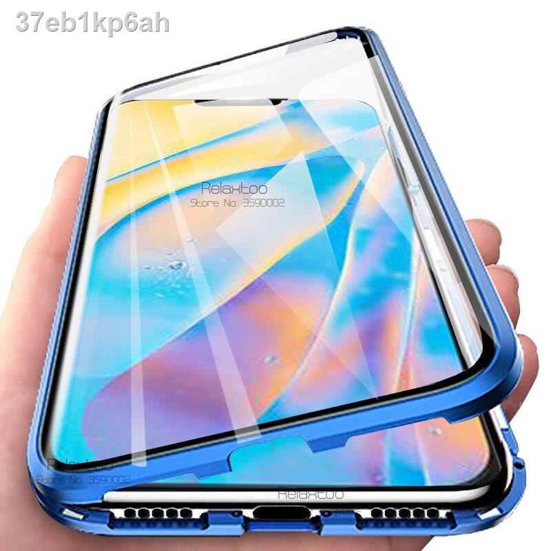 ◐☼❈For iphone 12 mini hard case 360° Magnetic metal Flip phone case Cover iPhone12 iPhone 12 pro 12pro max 12mini on iph