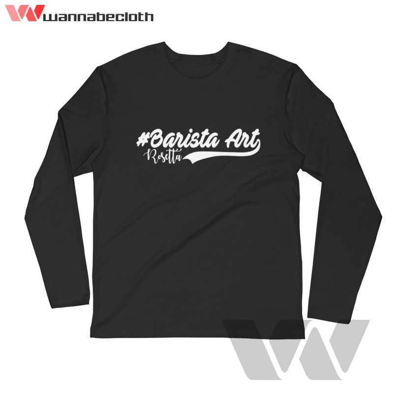 เสื้อยืด Barista Kopi Special Art แขนยาว V2