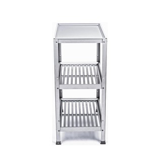 ชั้นคว่ำจานบนเรียบ M อะลูมิเนียม 3 ชั้น EKONO DISH DRAINER EKONO M 3-TIER