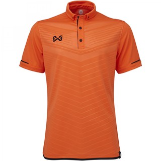 WARRIX SPORT เสื้อโปโลแขนสั้น WA-3318N (OA ส้ม-ดำ)