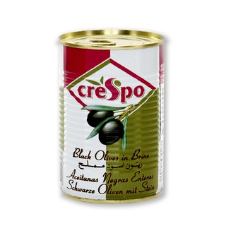 ✨นาทีทอง✨ คริสโป มะกอกดำในน้ำเกลือ 397 กรัม Crespo Black Olives In Brine 397 G