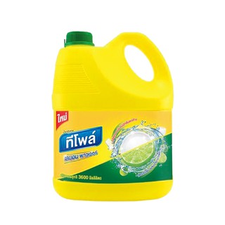 🔥HOT🔥 ทีโพล์ น้ำยาล้างจาน เลมอนพาวเวอร์ 3600 มล. Teepol Dishwashing Liquid Lemon Power 3600 ml