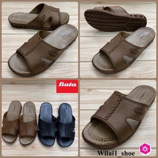รองเท้าแตะสวมยาง BATA Sandak size 6-10 สีดำ/น้ำตาล ทนทาน ลุยน้ำได้