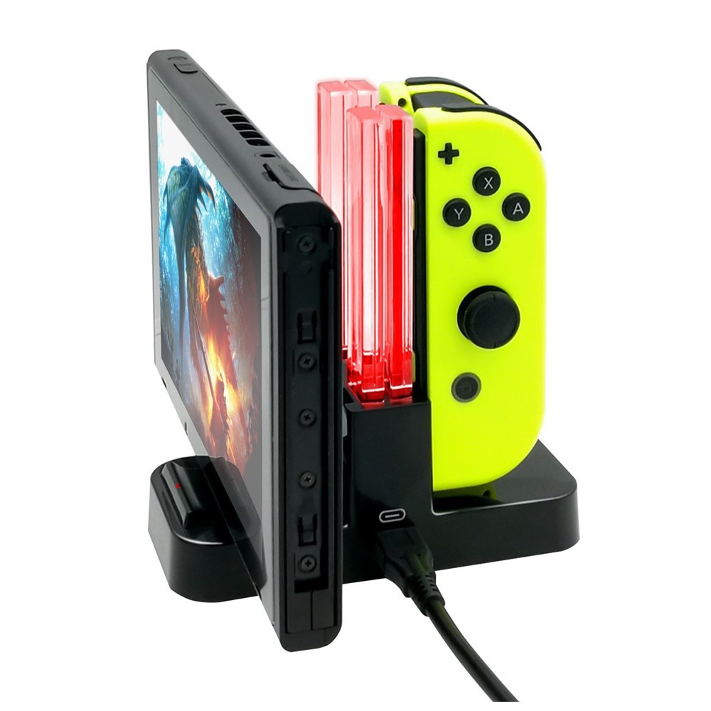 Charging Dock Nintendo Switch Joy Con &amp; Pro Controller